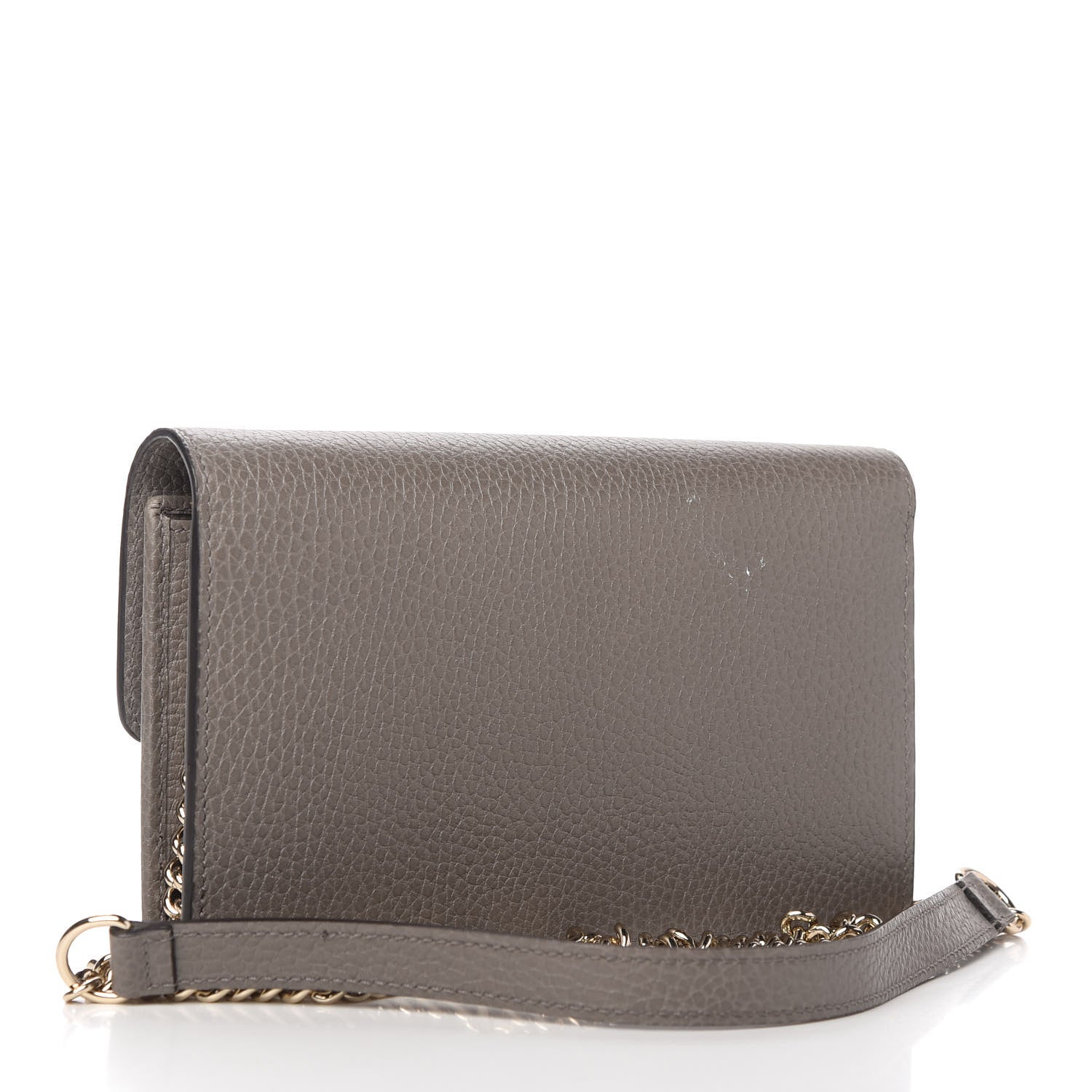 Gucci Dollar Calfskin Interlocking G Chain Wallet Loess 3 of 10