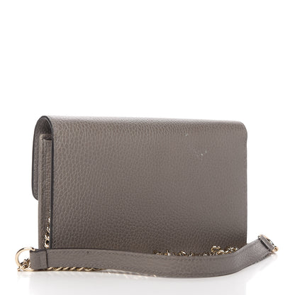 Gucci Dollar Calfskin Interlocking G Chain Wallet Loess 3 of 10