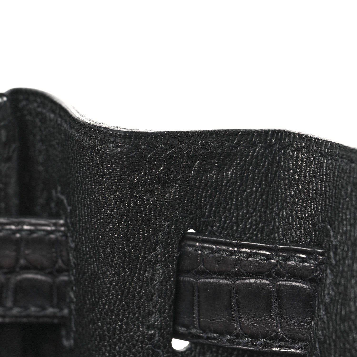 Hermes Matte Alligator Kelly Retourne 28 Black 7 of 11