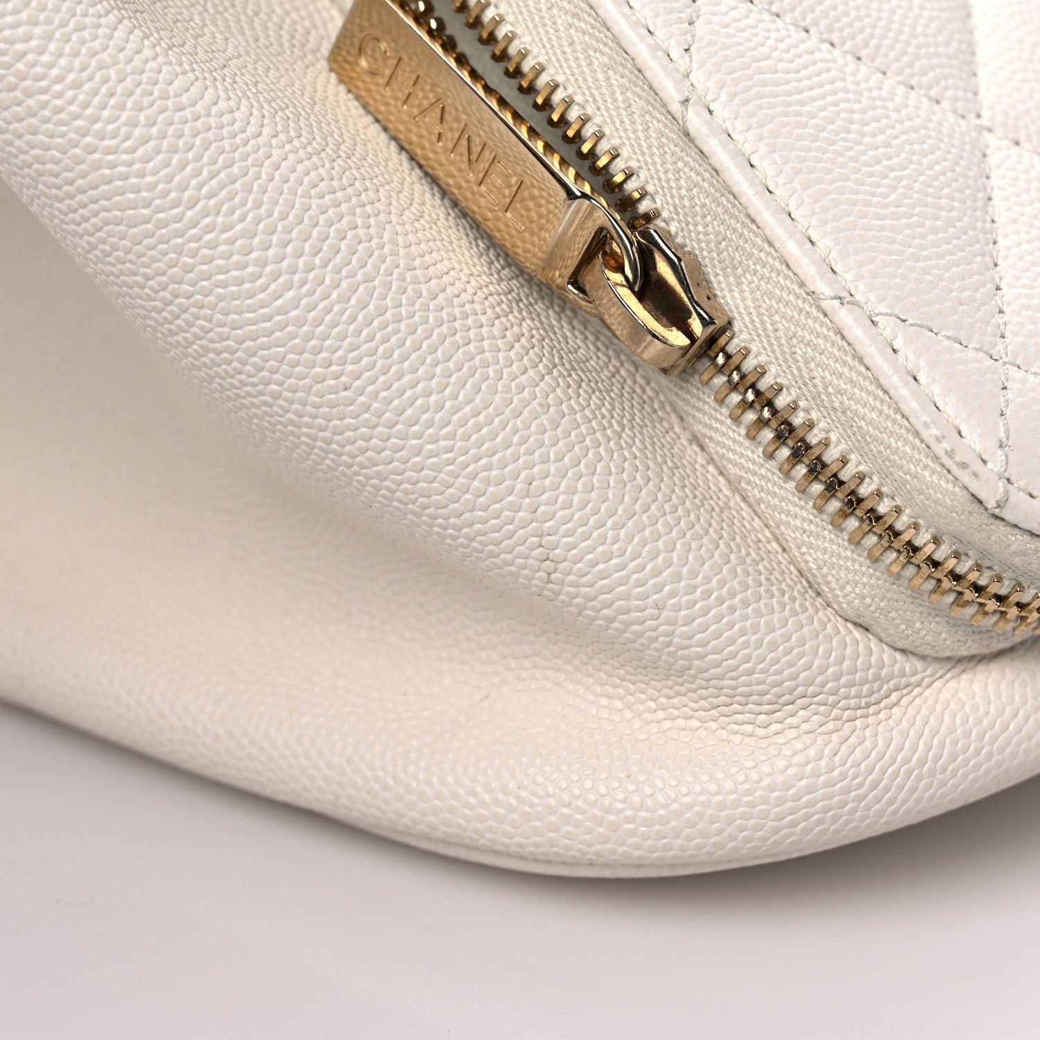 Chanel Caviar Quilted Business Affinity Backpack White 15 of 17