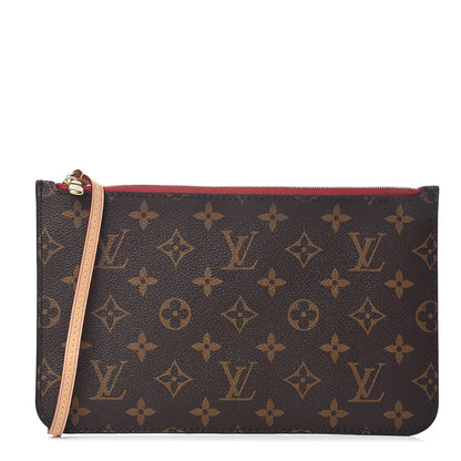 Louis Vuitton Monogram Neverfull MM GM Pochette Cherry 1 of 5