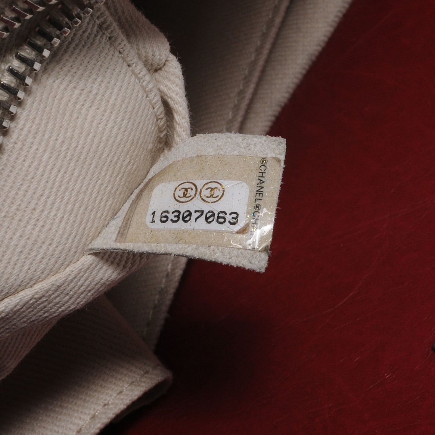 Aged Calfskin Reissue Tote Dark Red