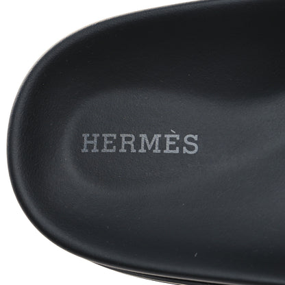 Hermes Calfskin Womens Chypre Sandals 39 Black 8 of 9