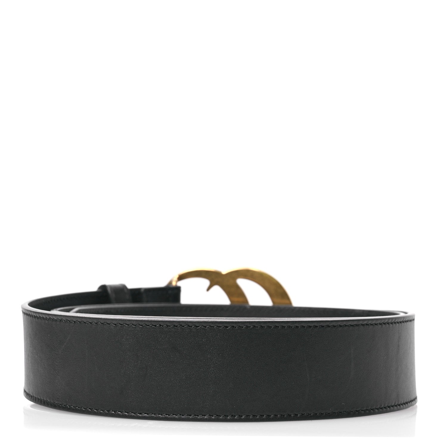 Gucci Calfskin Double G 40mm Belt 95 38 Black 2 of 5
