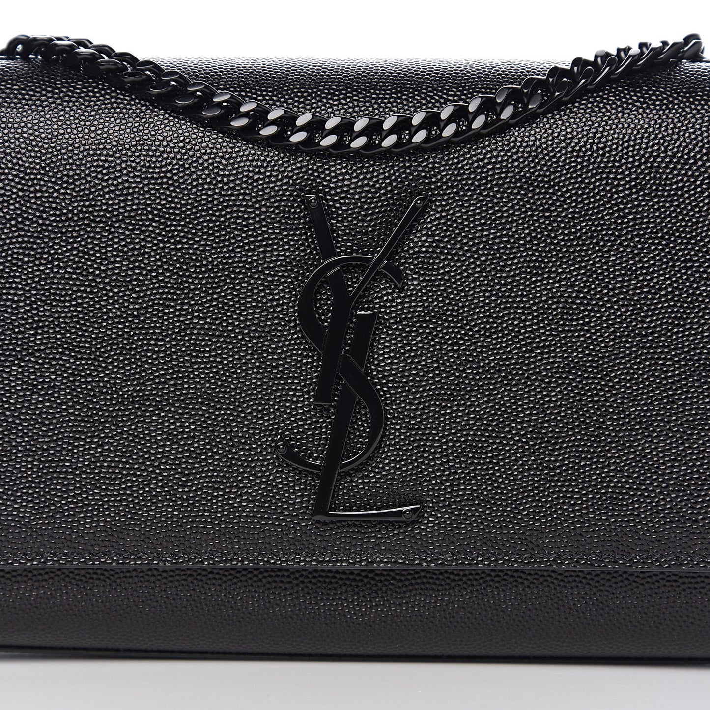 Grain De Poudre Small Monogram Kate Satchel Black