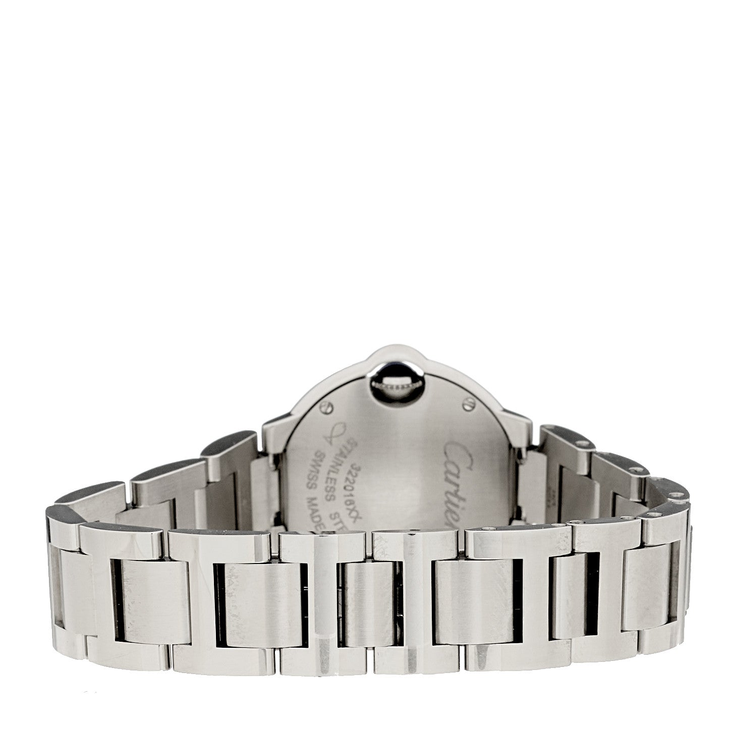 Cartier Stainless Steel Diamond Bezel 28mm Ballon Bleu De Cartier Quartz Watch 4 of 5