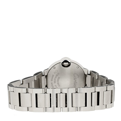 Cartier Stainless Steel Diamond Bezel 28mm Ballon Bleu De Cartier Quartz Watch 4 of 5