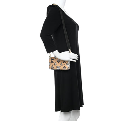 Louis Vuitton Monogram Wild At Heart Felicie Strap & Go Arizona Creme 2 of 10