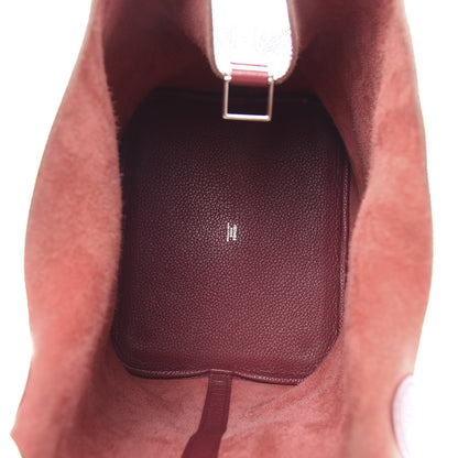 Hermes Taurillon Clemence Picotin Lock 26 GM Rubis 5 of 12