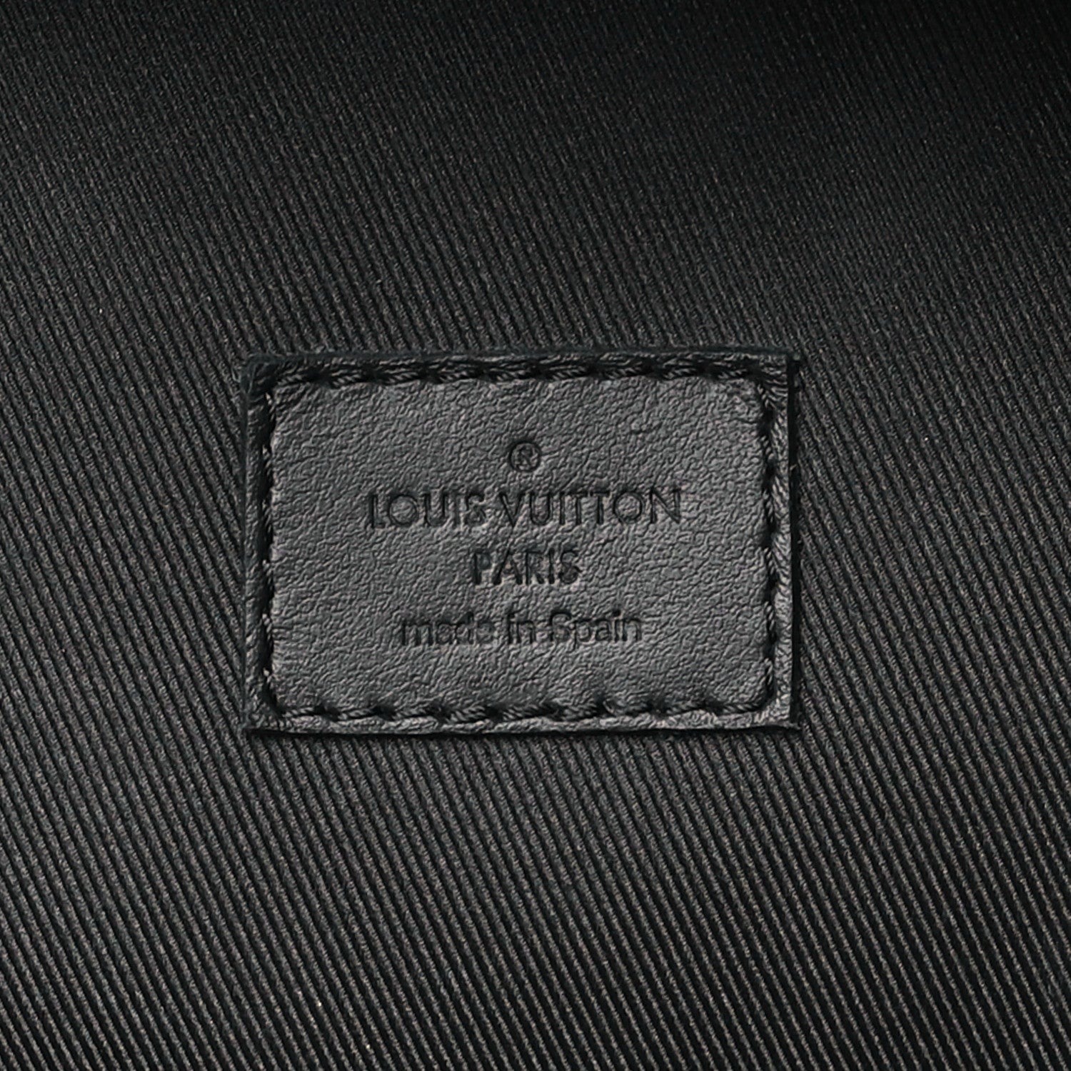 Louis Vuitton Grained Calfskin Aerogram Takeoff Backpack Black 6 of 10