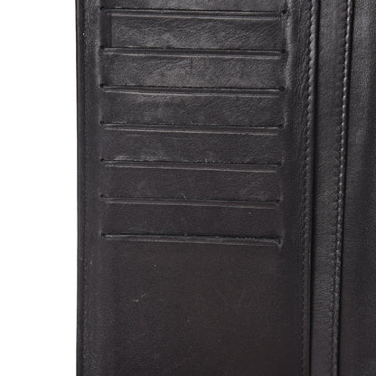 Chanel Lambskin Embossed Logo Yen Wallet Black 11 of 15