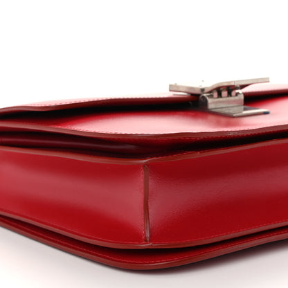 Celine Box Calfskin Medium Classic Box Flap Bag Red 9 of 10