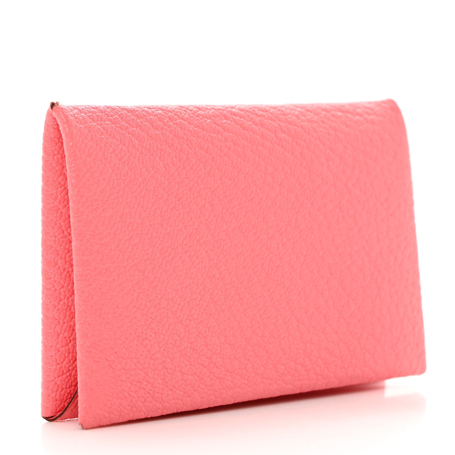 Hermes Chevre Mysore Calvi Card Case Rose Azalee 3 of 8