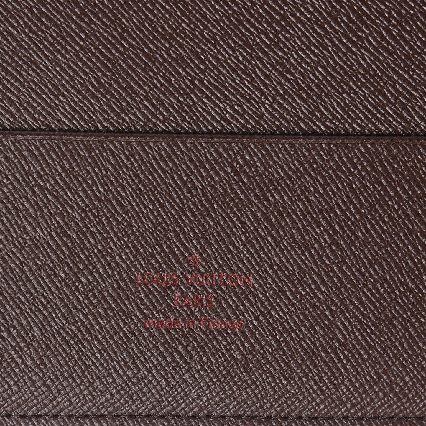 Damier Ebene Large Ring Agenda Cover