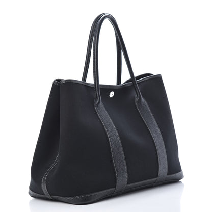 Hermes Toile Negonda Garden Party Tote 36 MM Black 3 of 13