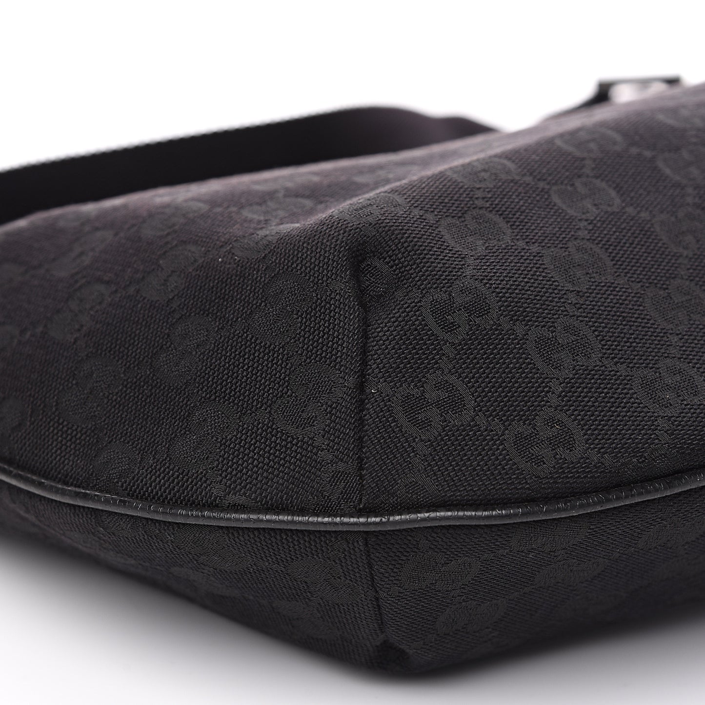 Monogram Medium Half Moon Hobo Black