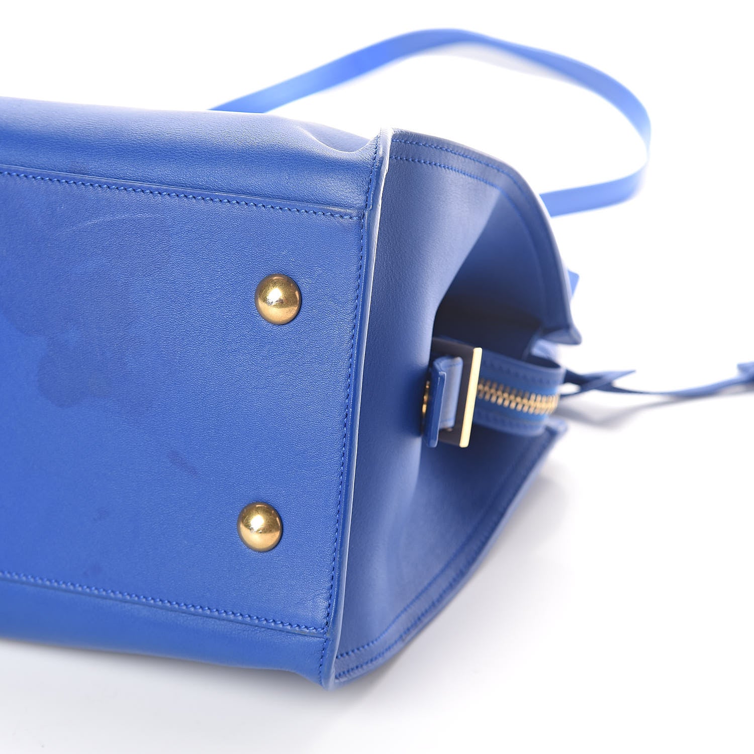 Saint Laurent Calfskin Small Classic Y Cabas Royal Blue 9 of 10