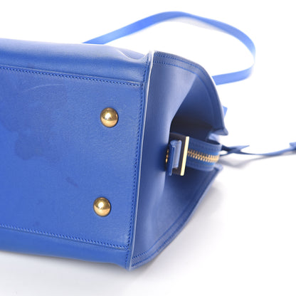 Saint Laurent Calfskin Small Classic Y Cabas Royal Blue 9 of 10