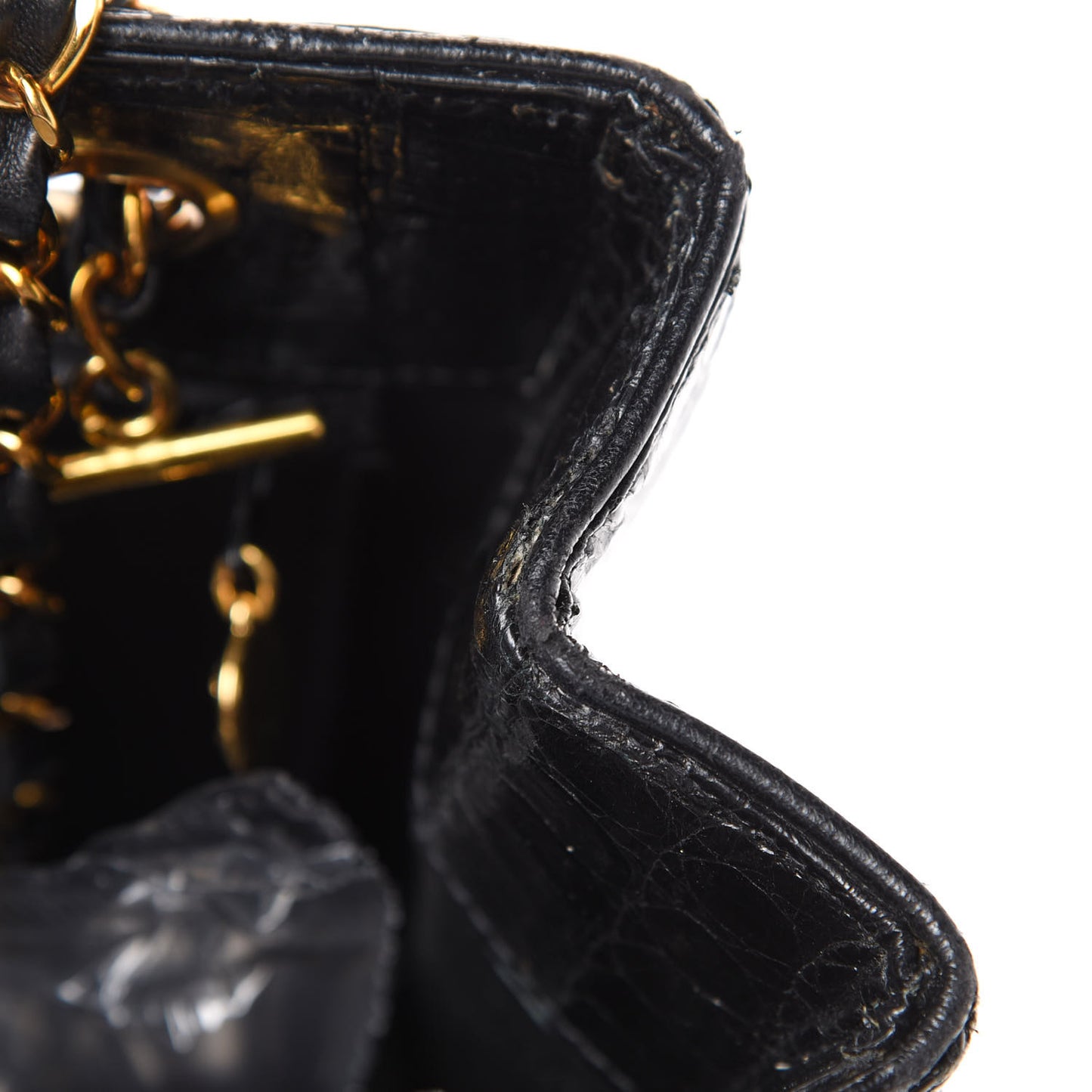 Alligator Tote Black