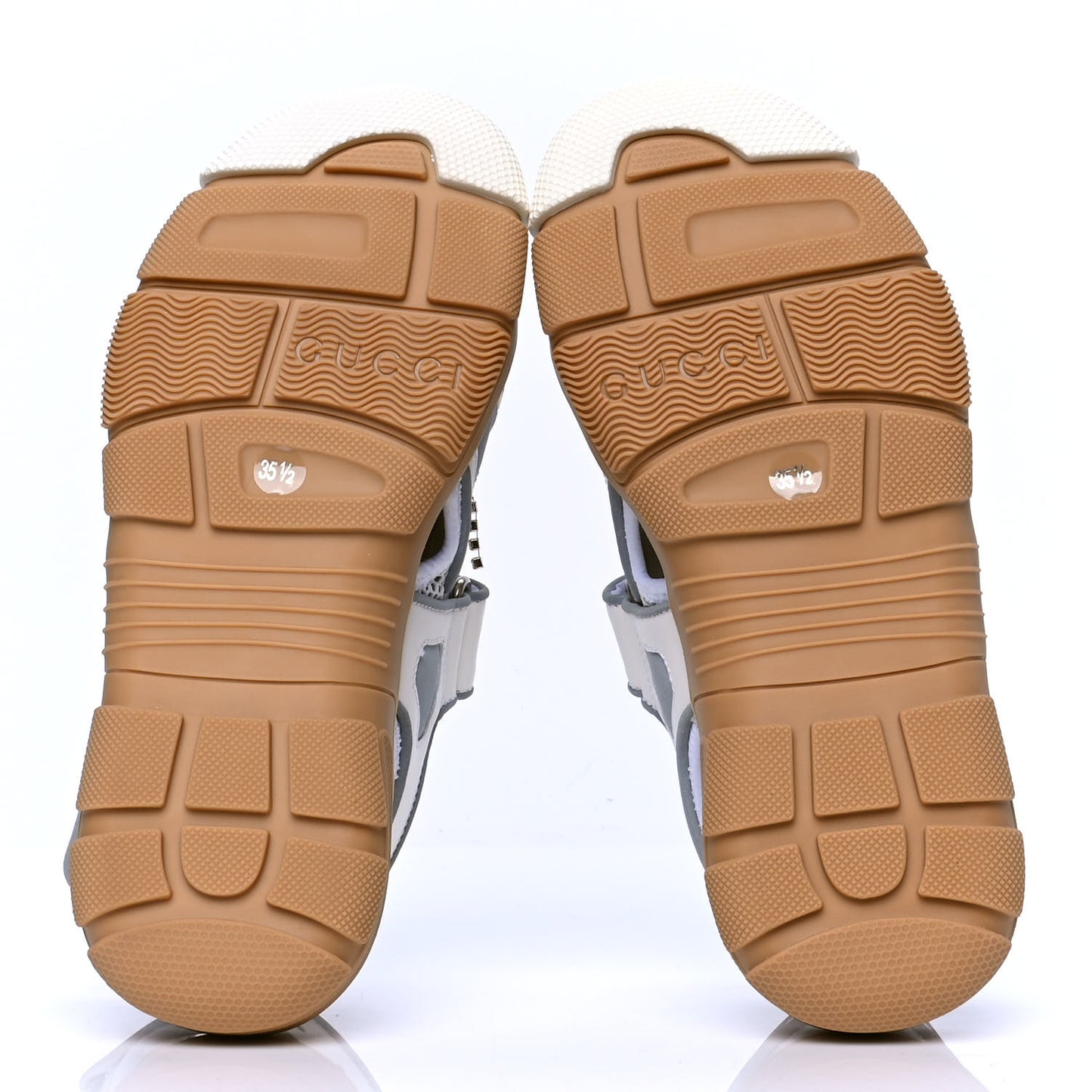 Mesh Fabric Tinsel Sport Sandals 35.5 White Silver