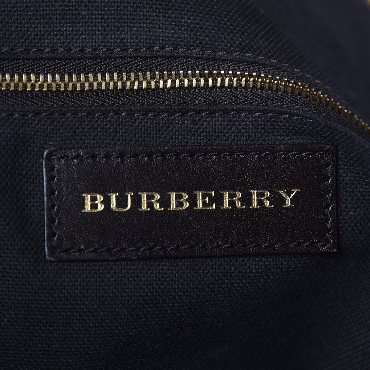 Burberry Haymarket Check Medium Salisbury Tote Black 8 of 9