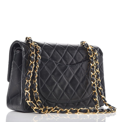 Chanel Lambskin Quilted Small Double Flap Black 3 of 11