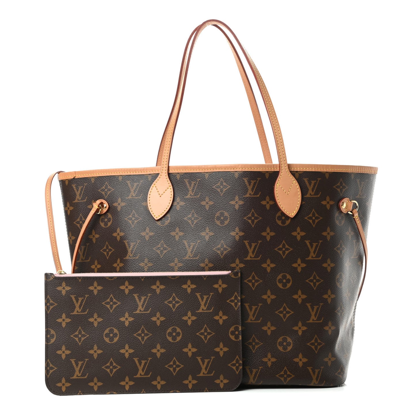 Monogram Neo Neverfull MM Rose Ballerine