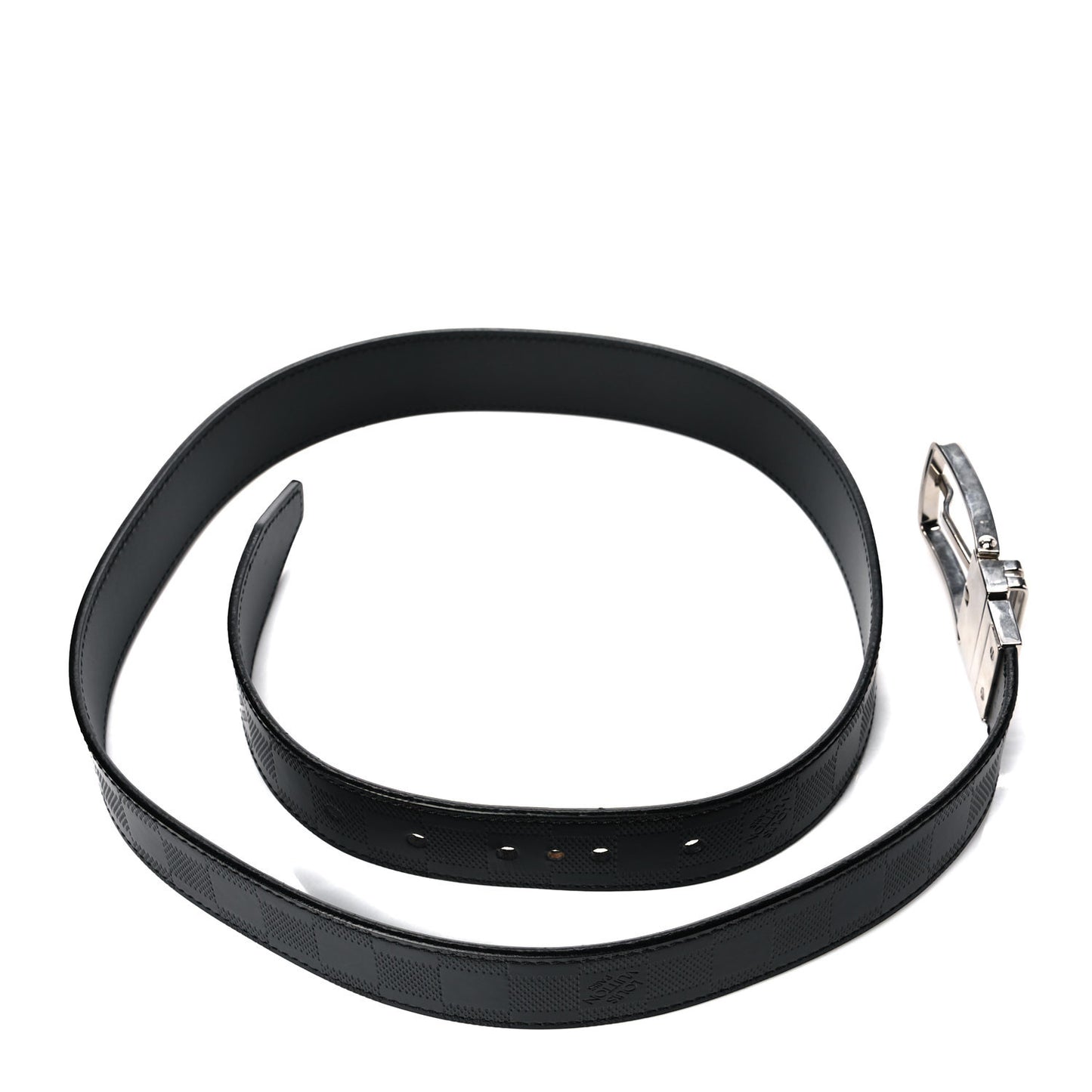 Damier Infini Calfskin 35mm Belt 100 40 Black
