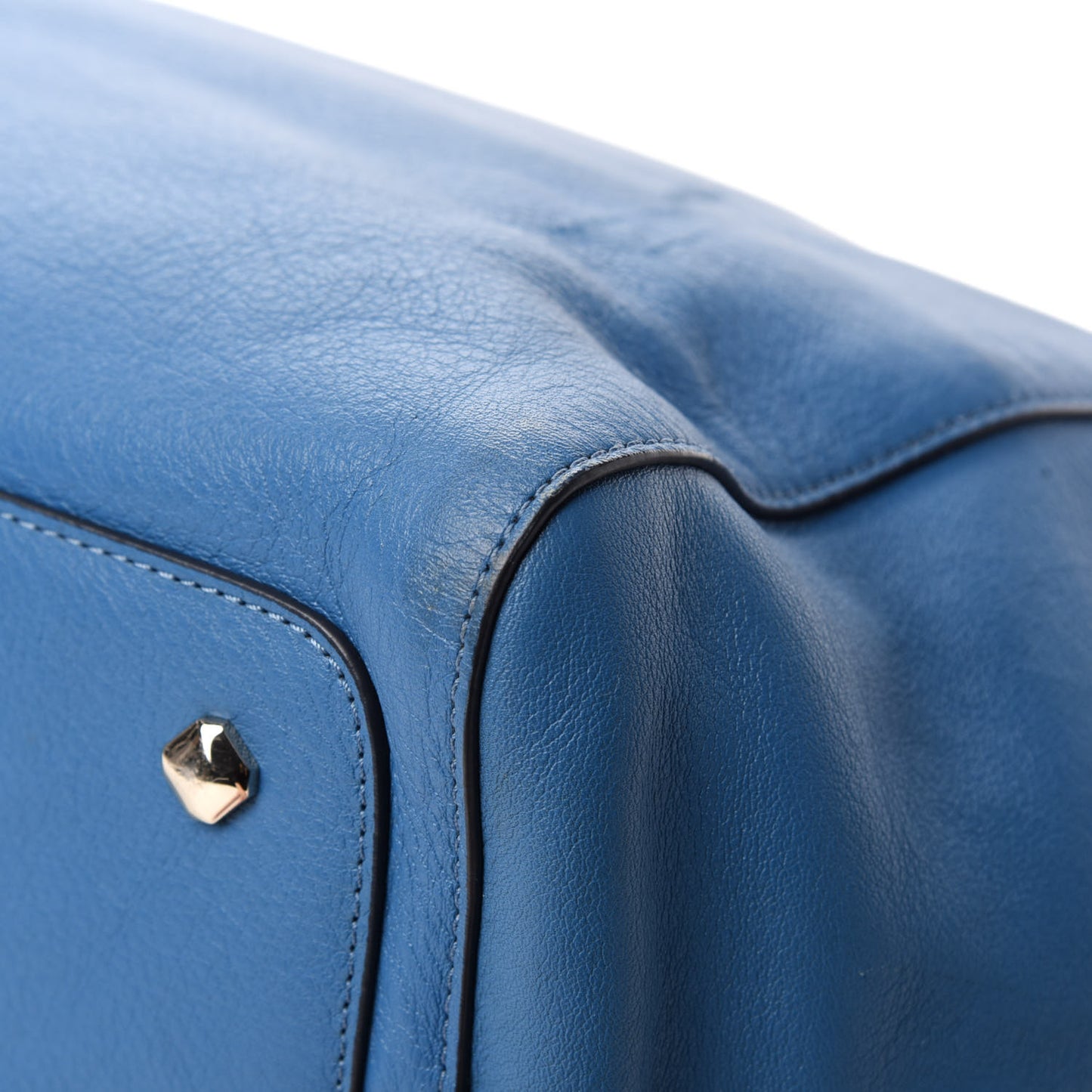 Calfskin Tote Blue
