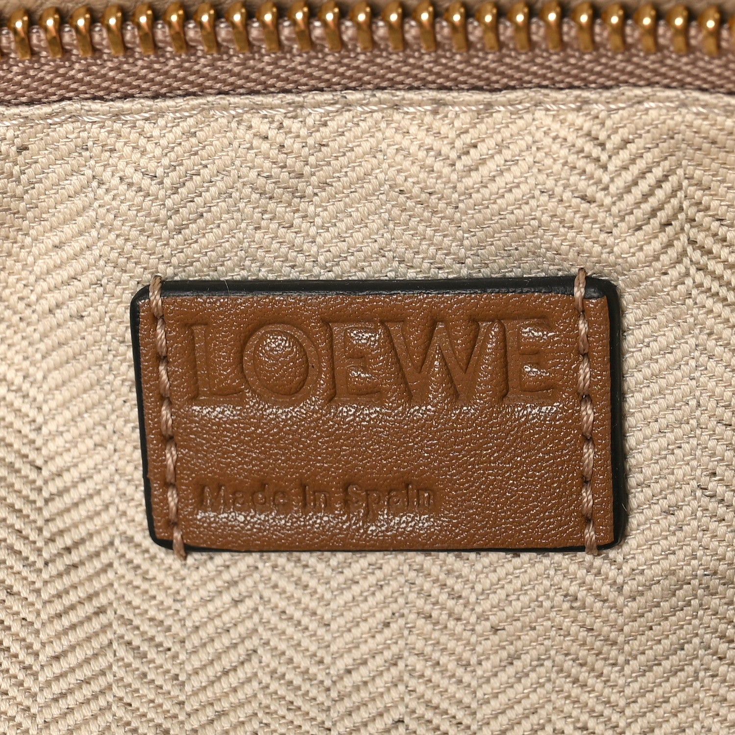 Loewe Grained Calfskin Small Puzzle Bag Sand Mink 6 of 8
