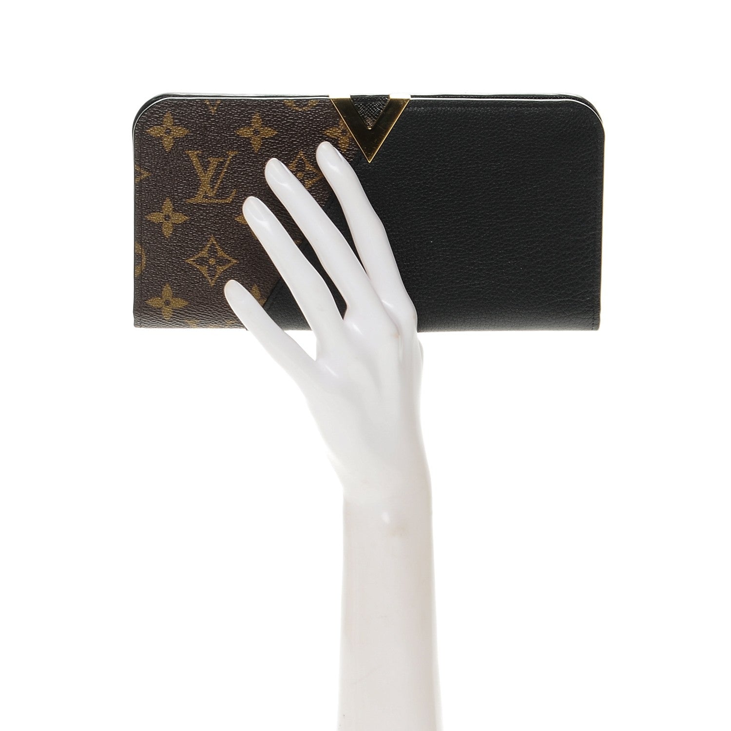 Louis Vuitton Monogram Monogram Kimono Wallet Black 2 of 6