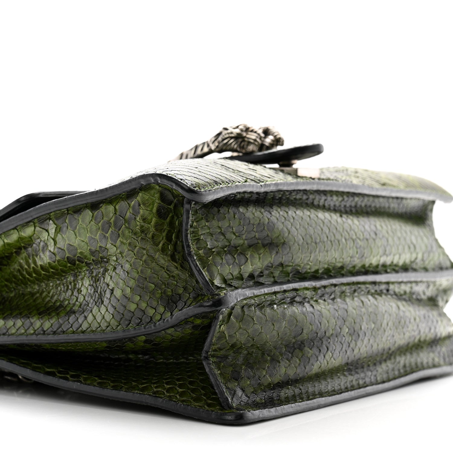 Gucci Snakeskin Medium Dionysus Shoulder Bag Green 10 of 13