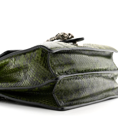 Gucci Snakeskin Medium Dionysus Shoulder Bag Green 10 of 13