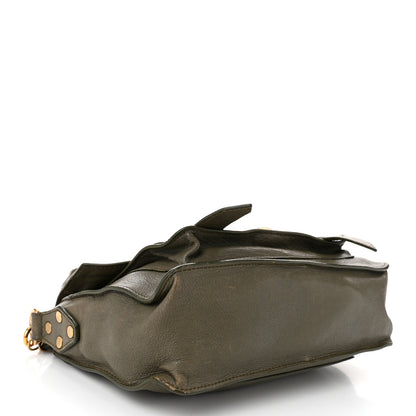 Proenza Schouler Lambskin Tiny PS1 Satchel Dark Olive 4 of 17