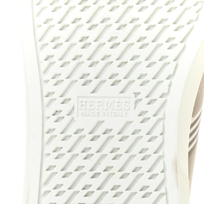 Hermes Calfskin Avantage Sneakers 38 Beige Rose 7 of 10