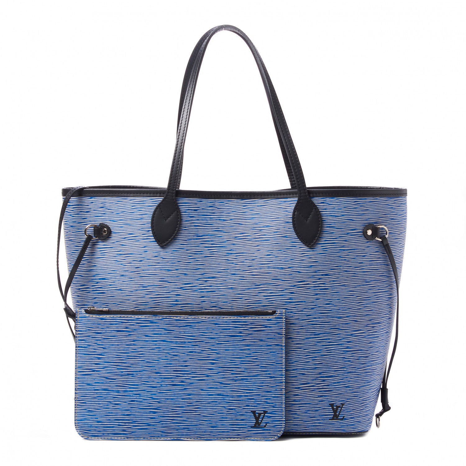 Louis Vuitton Epi Neverfull MM Denim Light 1 of 9