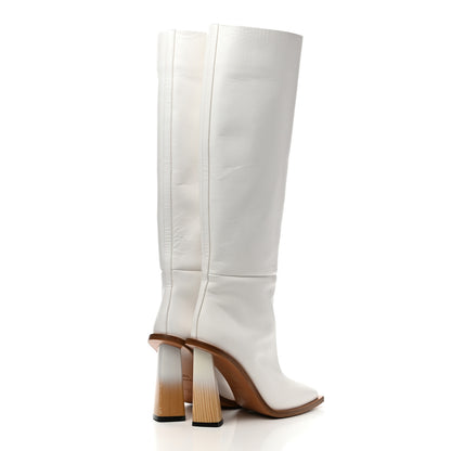 Givenchy Calfskin Snow Diamond Tall Boots 36.5 White 4 of 9