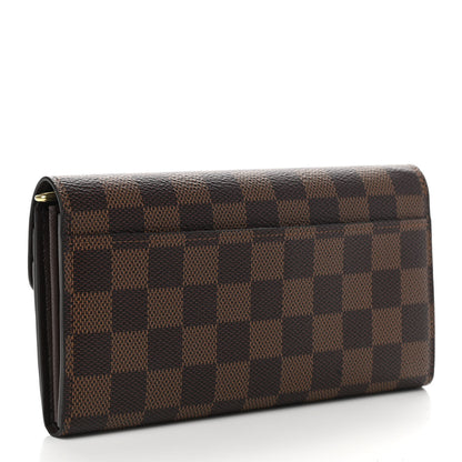Louis Vuitton Damier Ebene Sarah Wallet NM 3 of 6
