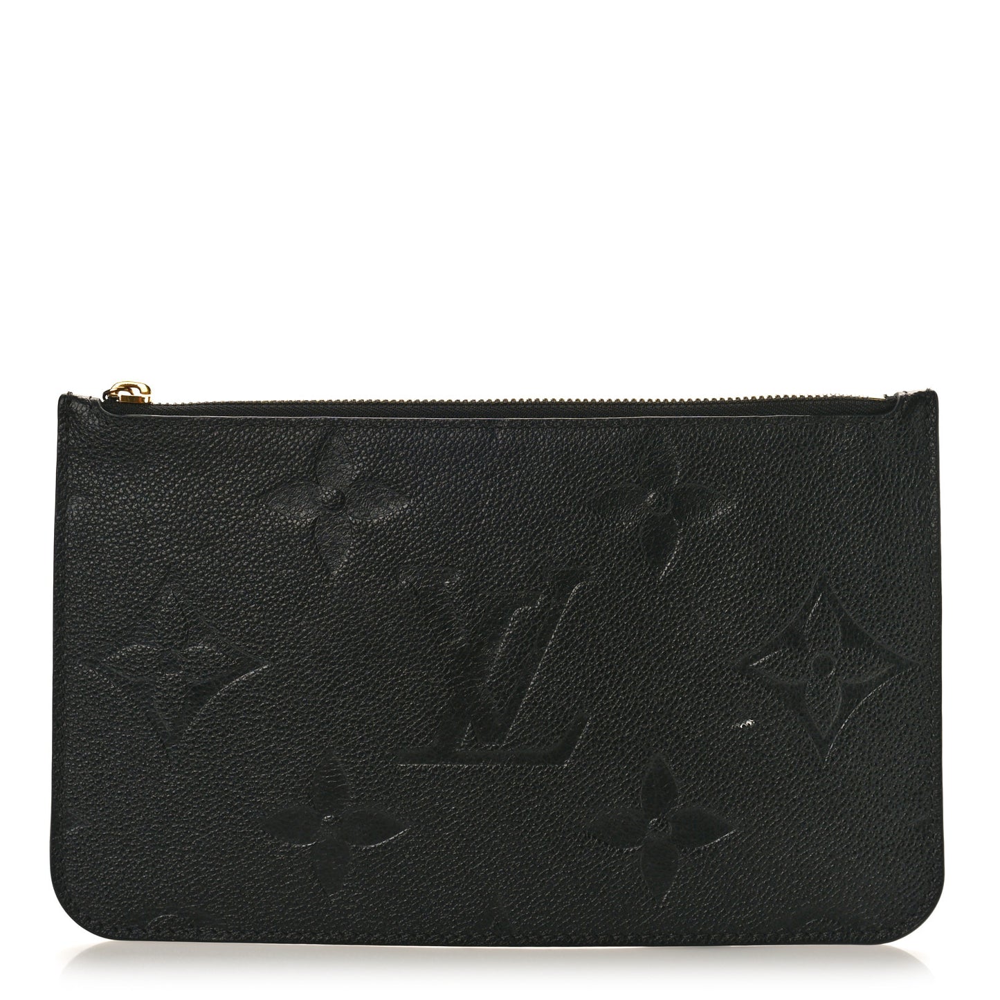 LOUIS VUITTON Empreinte Monogram Giant Neverfull MM Pochette Black