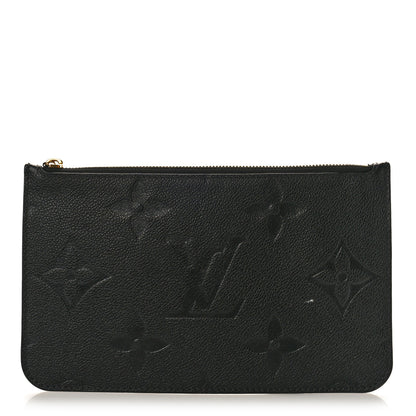 Louis Vuitton LOUIS VUITTON Empreinte Monogram Giant Neverfull MM Pochette Black 1 of 9
