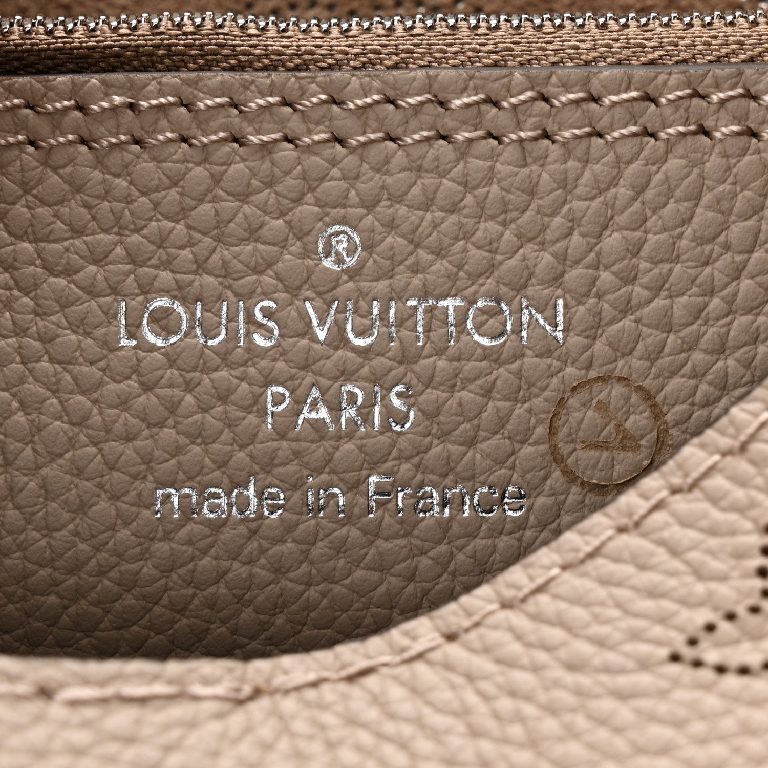 Louis Vuitton Mahina Carmel Hobo Galet 6 of 10