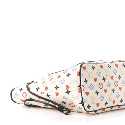 Louis Vuitton Game On Neverfull MM White 6 of 10