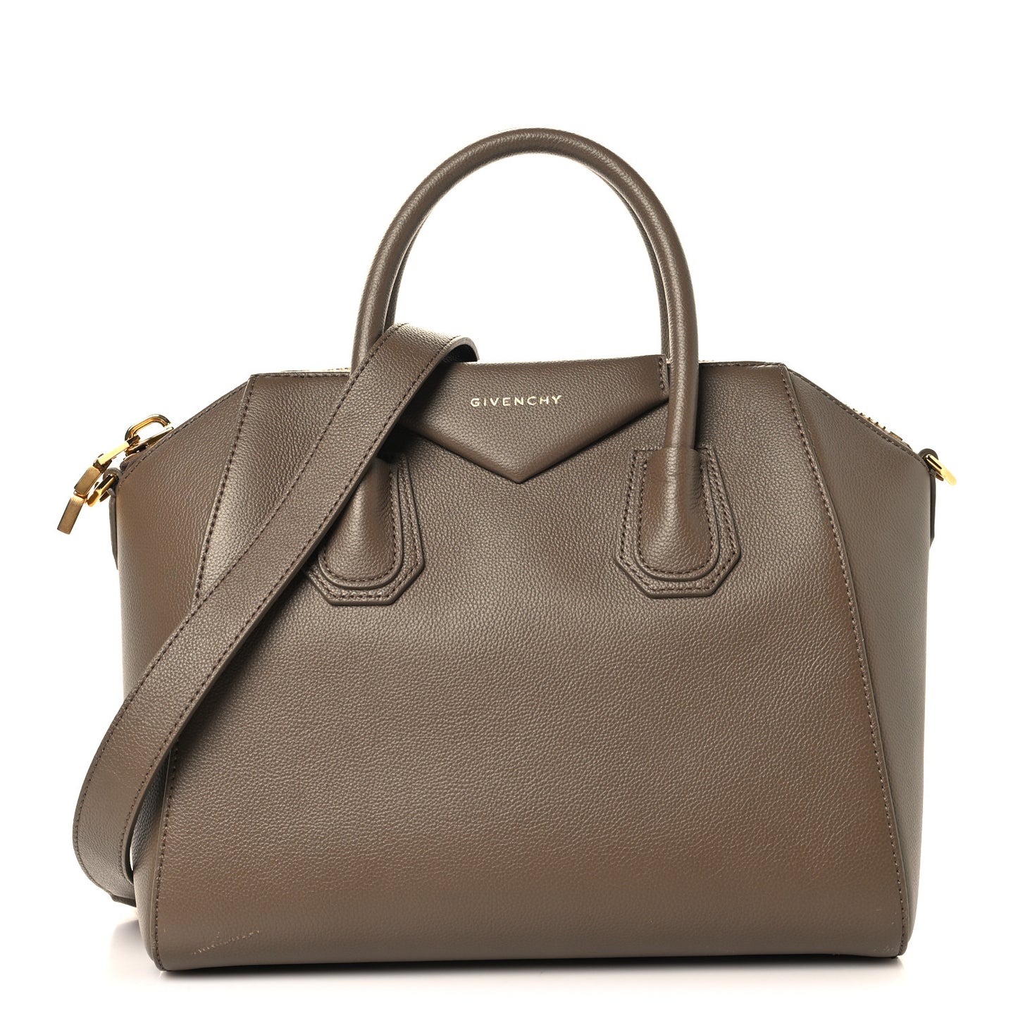 Sugar Goatskin Small Antigona Taupe