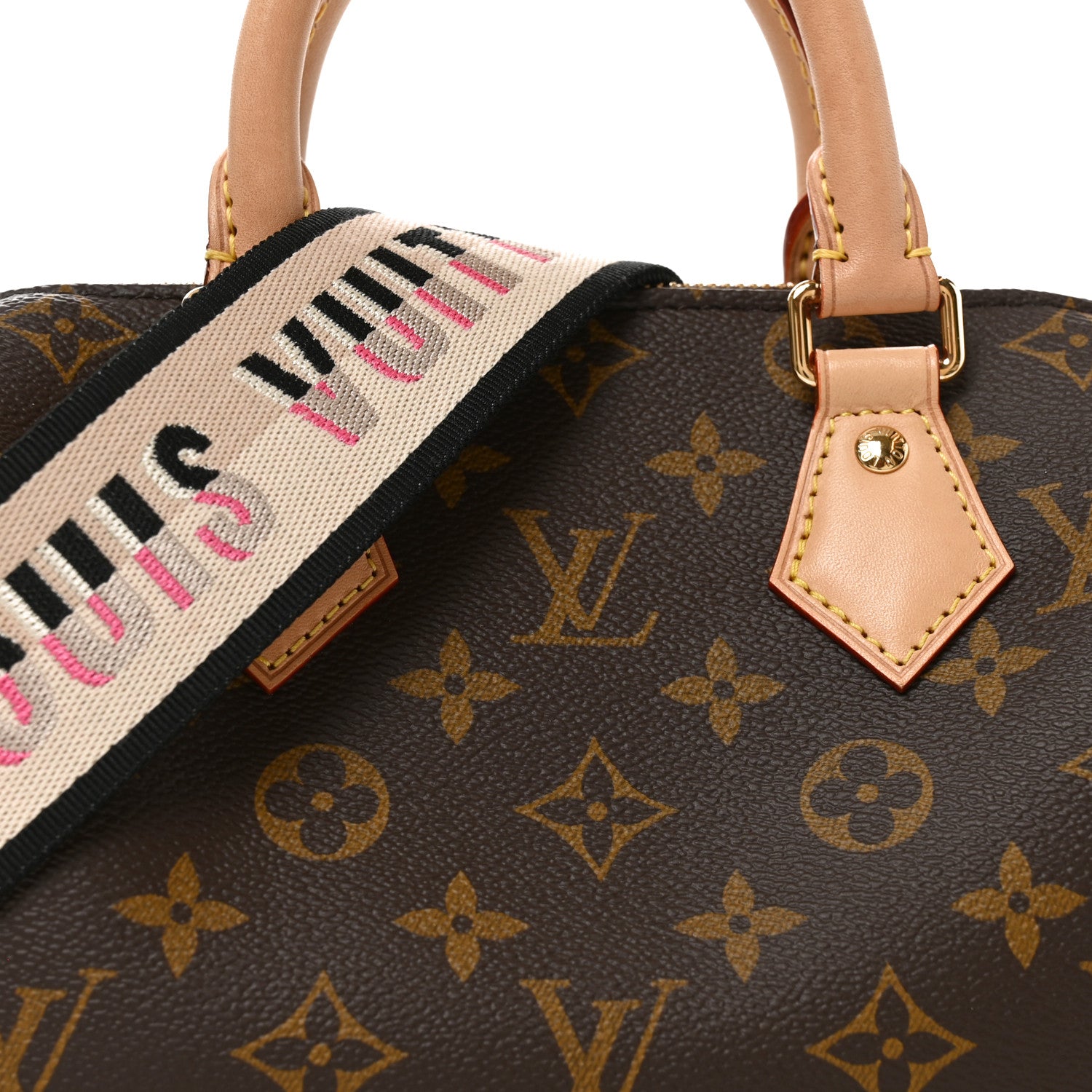 Louis Vuitton Monogram Speedy Bandouliere 20   Black 7 of 9