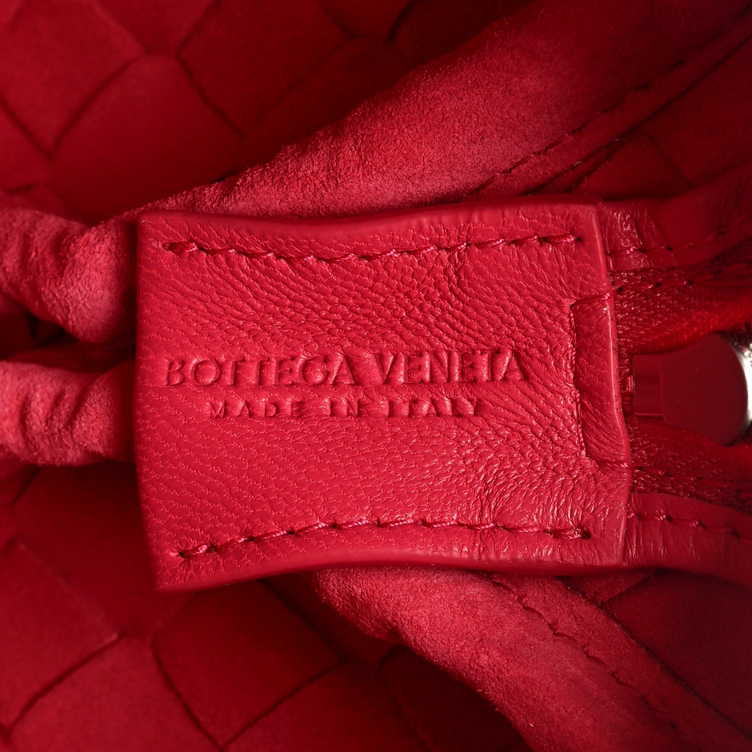 Bottega Veneta Nappa Intrecciato Small Loop Camera Bag Cranberry 6 of 8