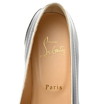 Christian Louboutin Calfskin Women Mocalaureat Tromp L'oeil Loafers 36 Navy 6 of 8