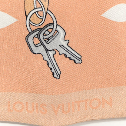 Louis Vuitton Silk Monogram Gradient By The Pool Bandeau Mist 2 of 7