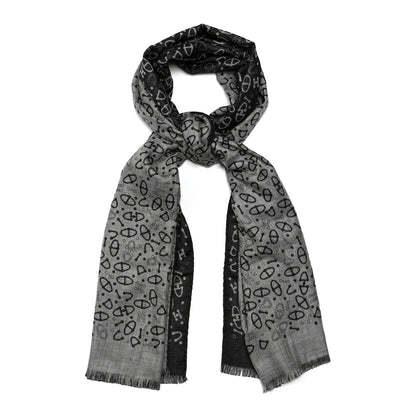 Hermes Cashmere Silk Point A Point Muffler 1 of 3