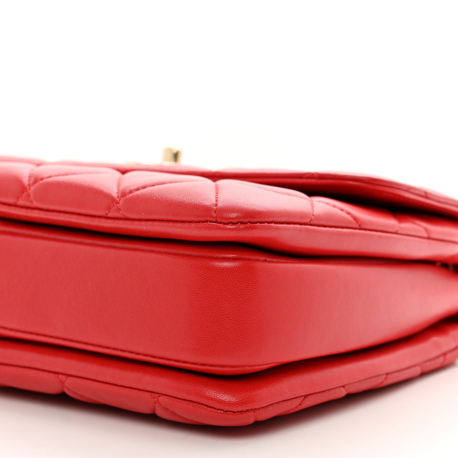 Chanel Lambskin Quilted Small Trendy CC Flap Dual Handle Bag Red 10 of 10