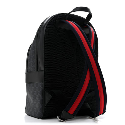 Gucci GG Supreme Monogram Backpack Grey Black 2 of 11